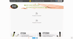 Desktop Screenshot of magicsing.co.in